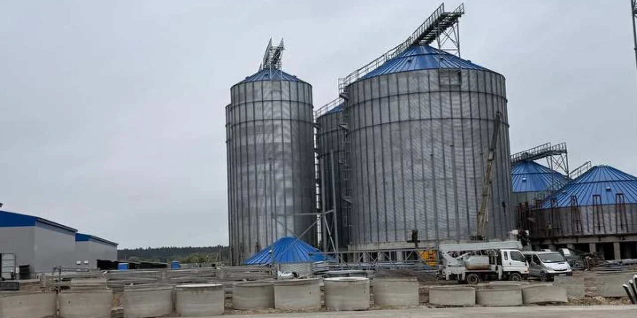 Будівництво монолітних фундаментів елеватора